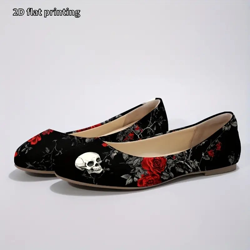 Omine Women's Wide Width Flat Shoes, Comfortable Casual Round Toe Classy Design Ballet Flats.