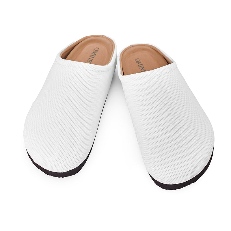 Omine The Casual Clog Women's Slip-On Shoes, Classic Wool Mules, Made From Recycled Plastic Bottles & Machine Washable.