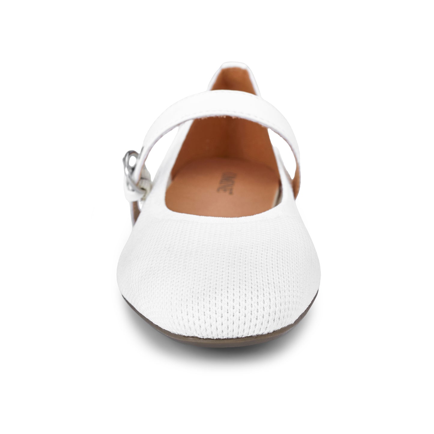 Omine Women's Mary Jane Flats Comfortable Dressy Ballet Flats Casual Round Toe Slip On Washable Knitted Fabric Office Work Woman Shoes
