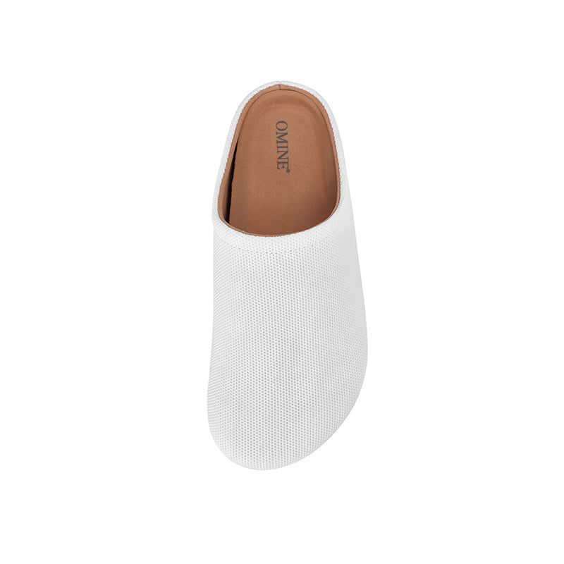 Omine The Casual Clog Women's Slip-On Shoes, Classic Wool Mules, Made From Recycled Plastic Bottles & Machine Washable.