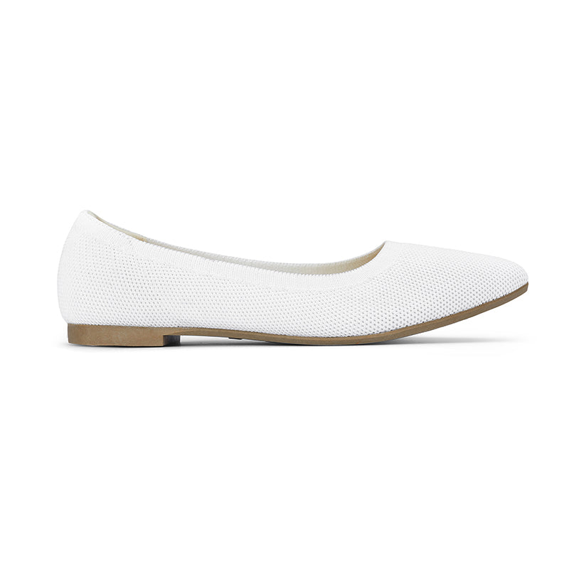 Omine Selfie Women's Dressy Work Knit Flat with +Memory Foam and Wide Widths Available
