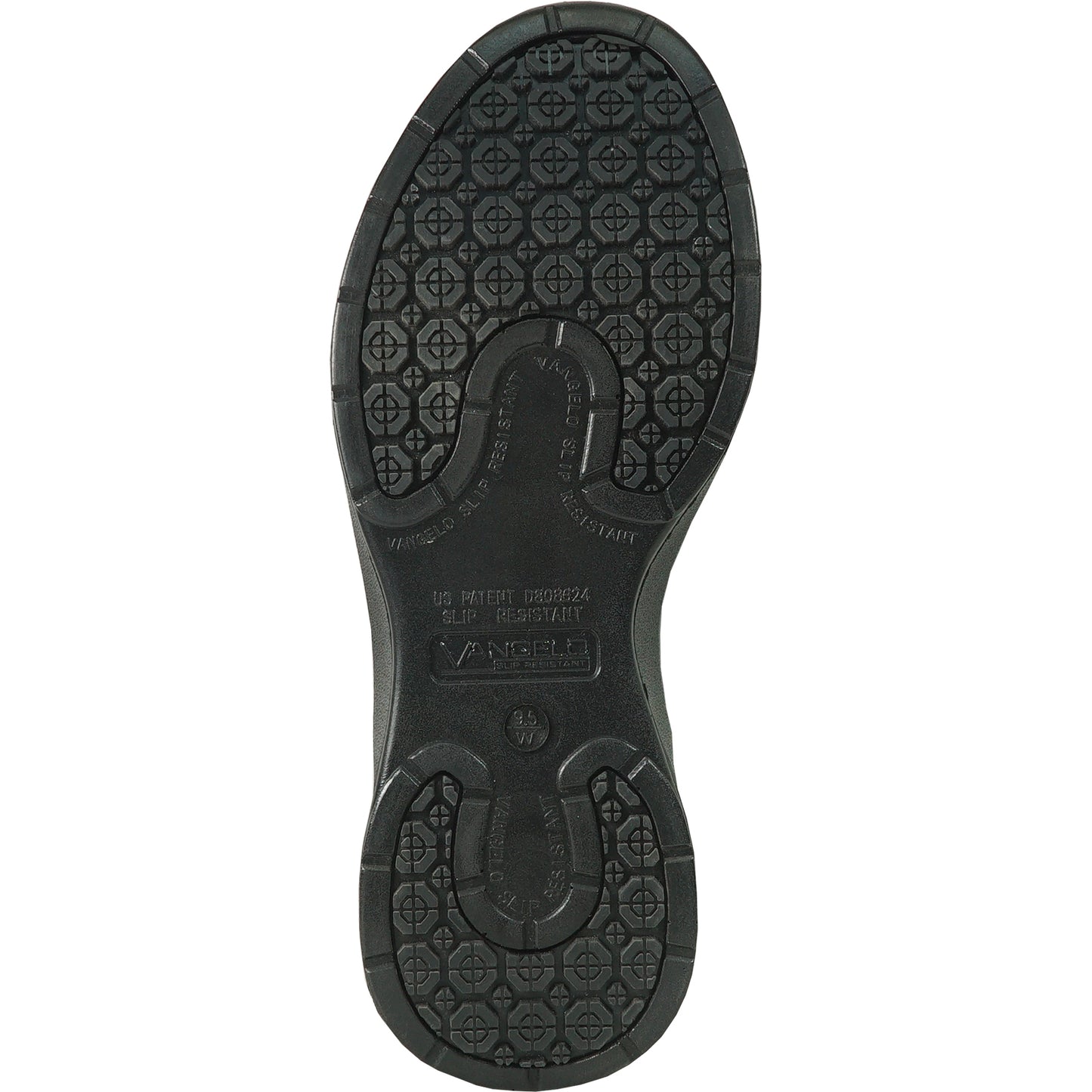 VANGELO Women Slip Resistant Shoe ARIA-3 Black - Wide Width Available