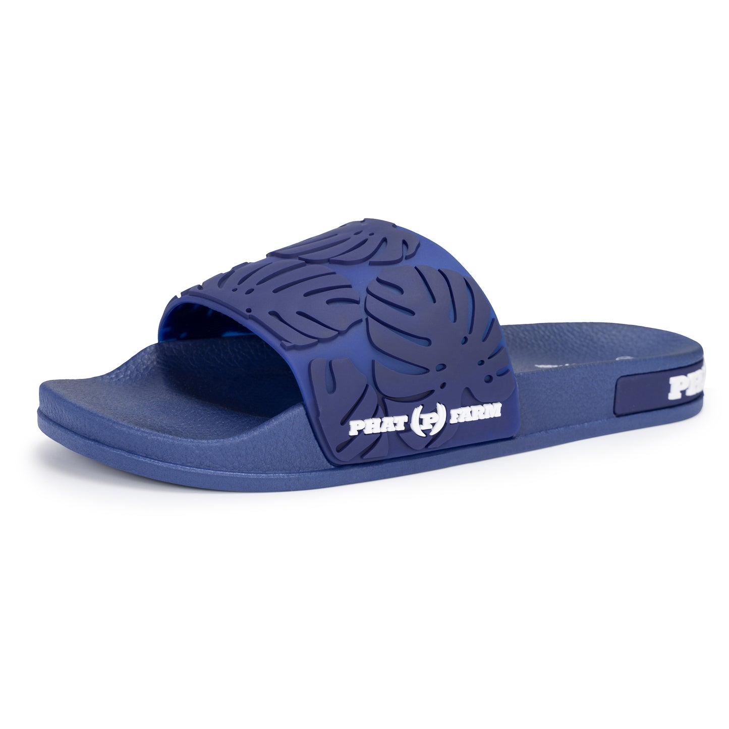 Men's Monstera Leaf EVA Slide Sandals, Non Slip Quick Dry Open Toe Casual Slippers, Comfort Shower Slides for Beach Pool Indoor Outdoor