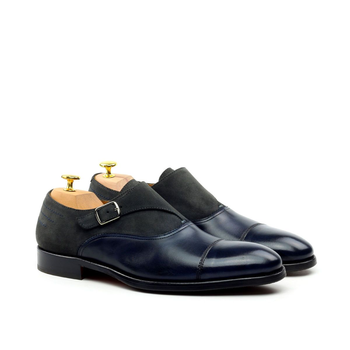 CAP TOE MONK SHOE