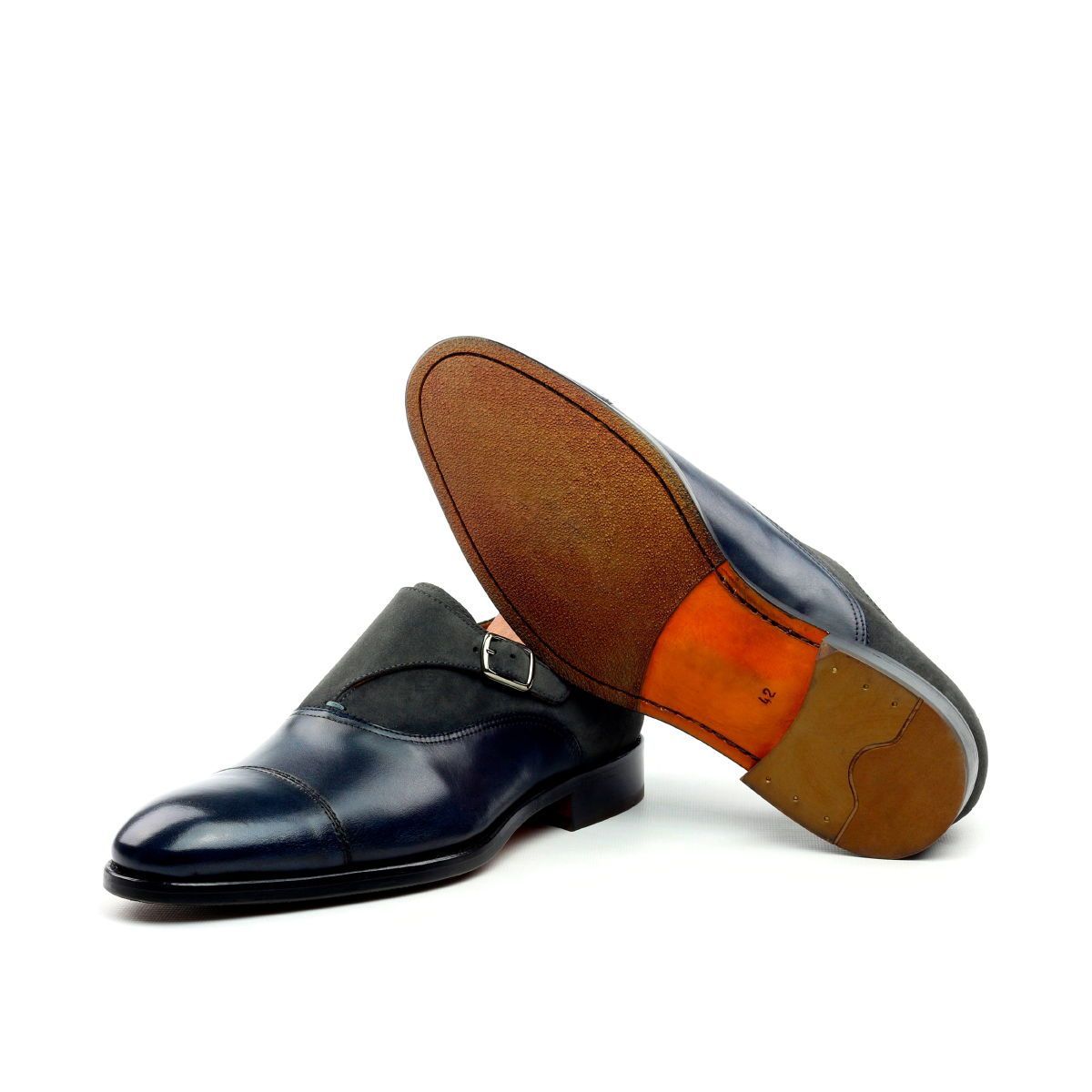 CAP TOE MONK SHOE