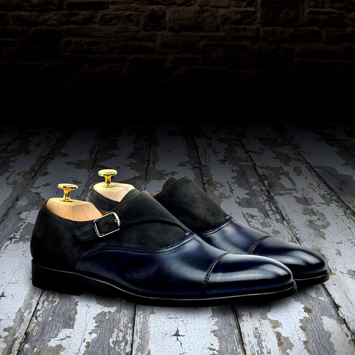 CAP TOE MONK SHOE