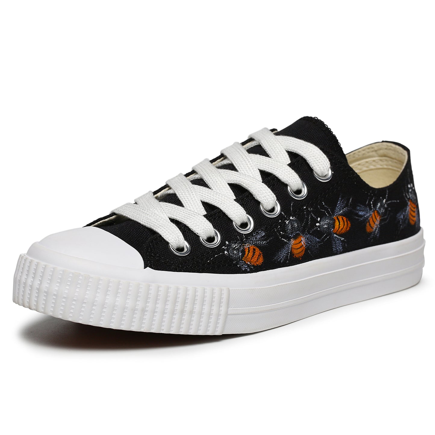 Women’s Hand Painted Canvas Shoes Art Painted Canvas Flats Sneakers