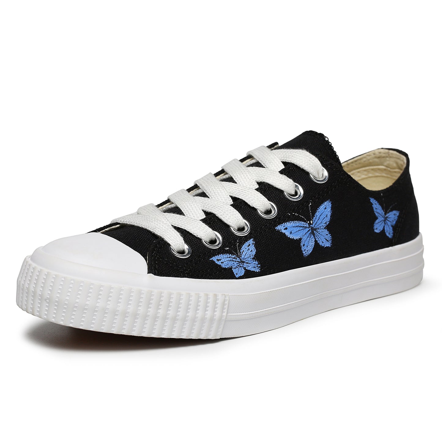 Women’s Hand Painted Canvas Shoes Art Painted Canvas Flats Sneakers