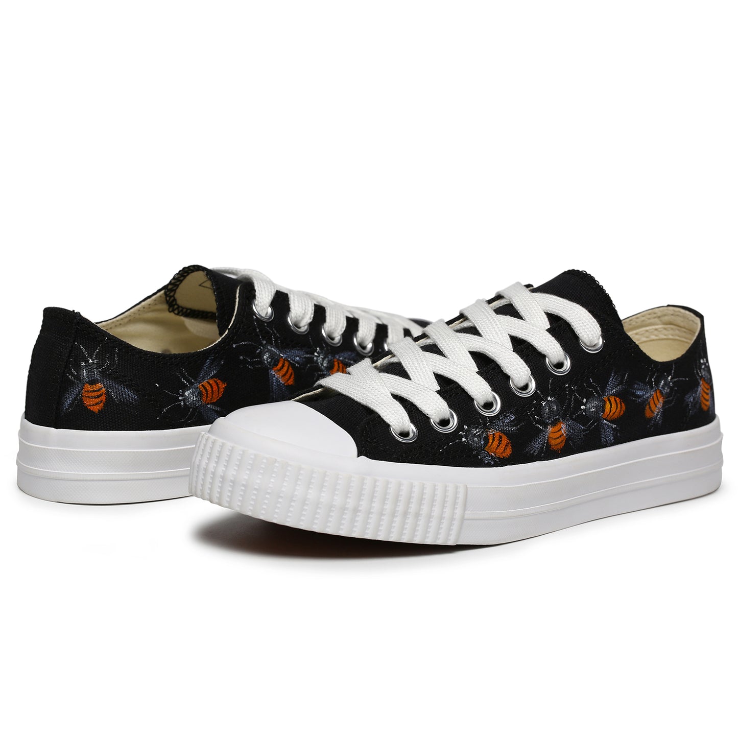 Women’s Hand Painted Canvas Shoes Art Painted Canvas Flats Sneakers