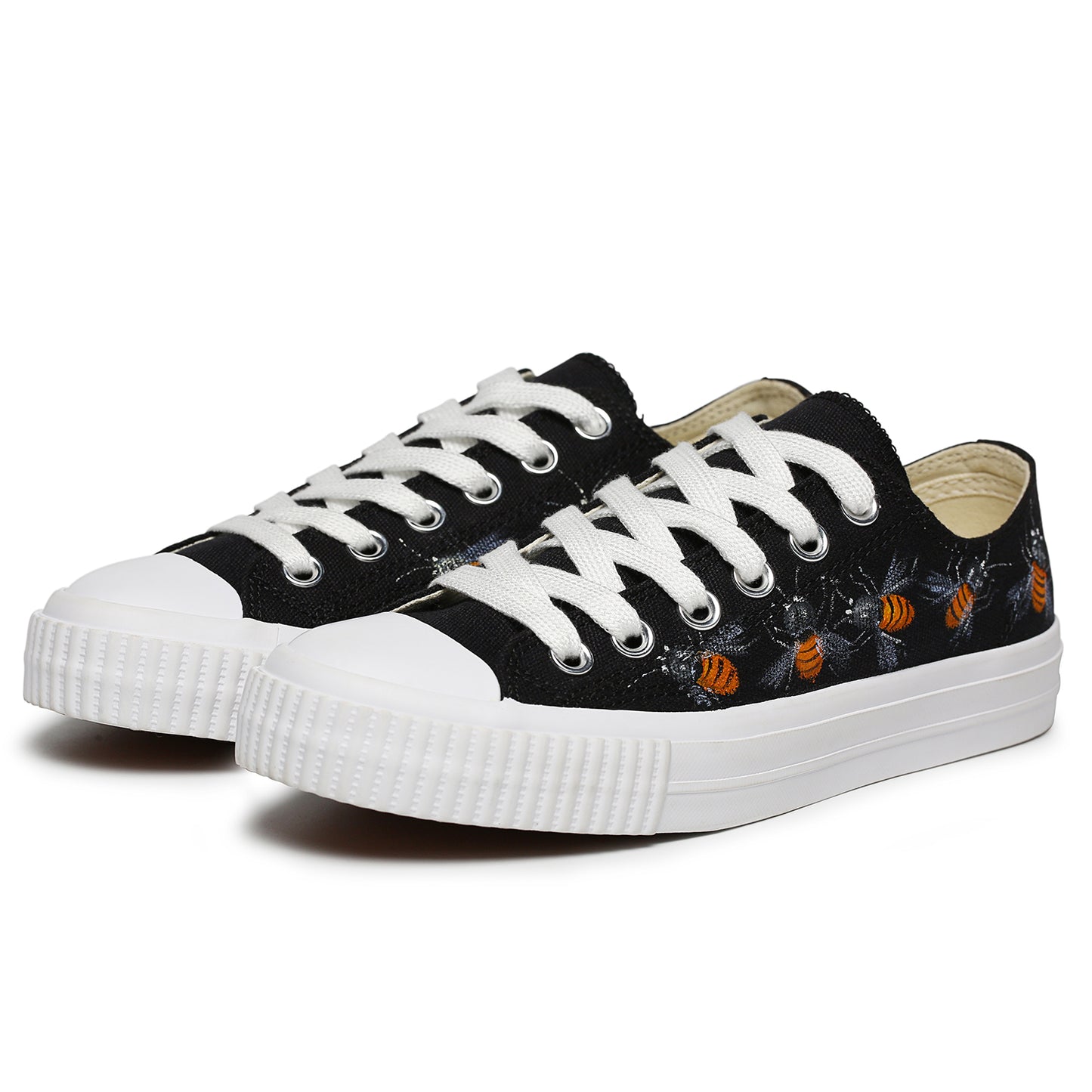 Women’s Hand Painted Canvas Shoes Art Painted Canvas Flats Sneakers
