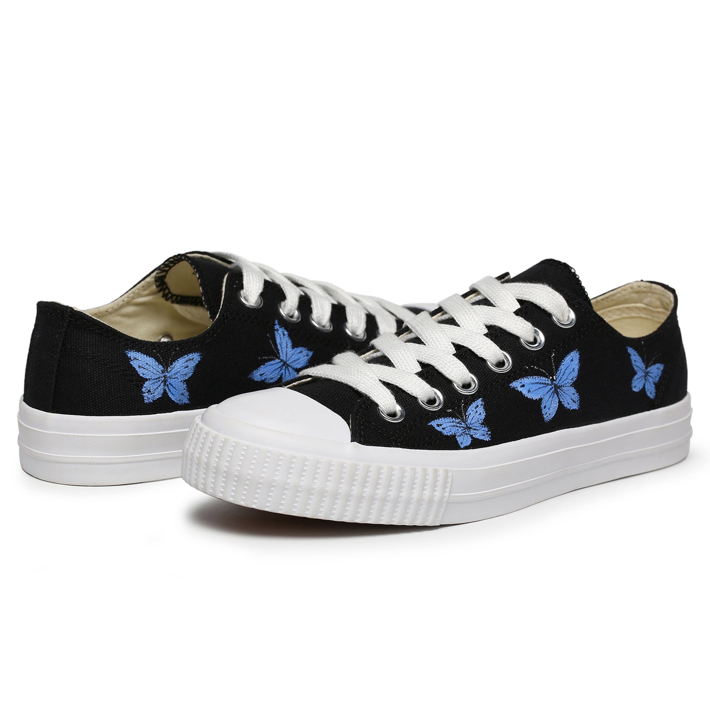 Women’s Hand Painted Canvas Shoes Art Painted Canvas Flats Sneakers