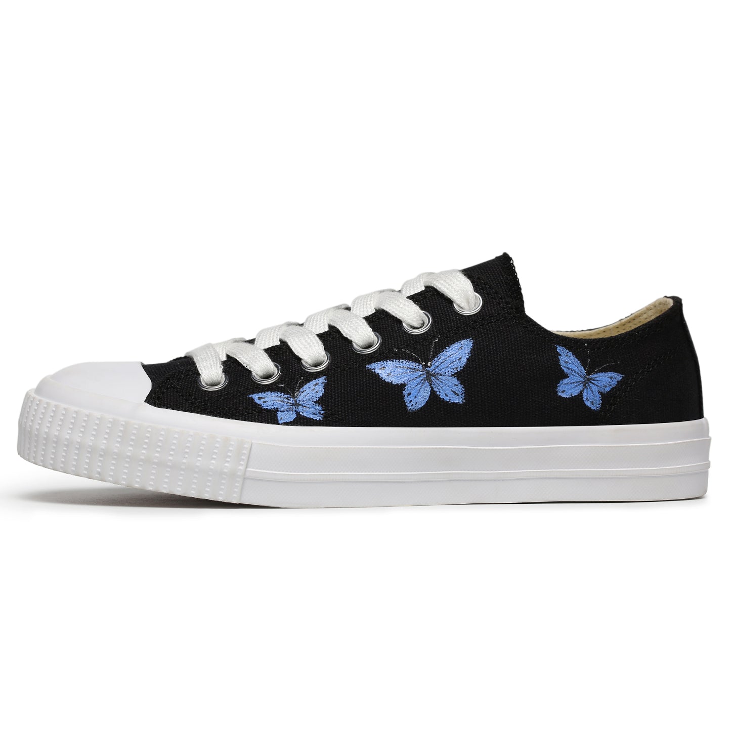 Women’s Hand Painted Canvas Shoes Art Painted Canvas Flats Sneakers