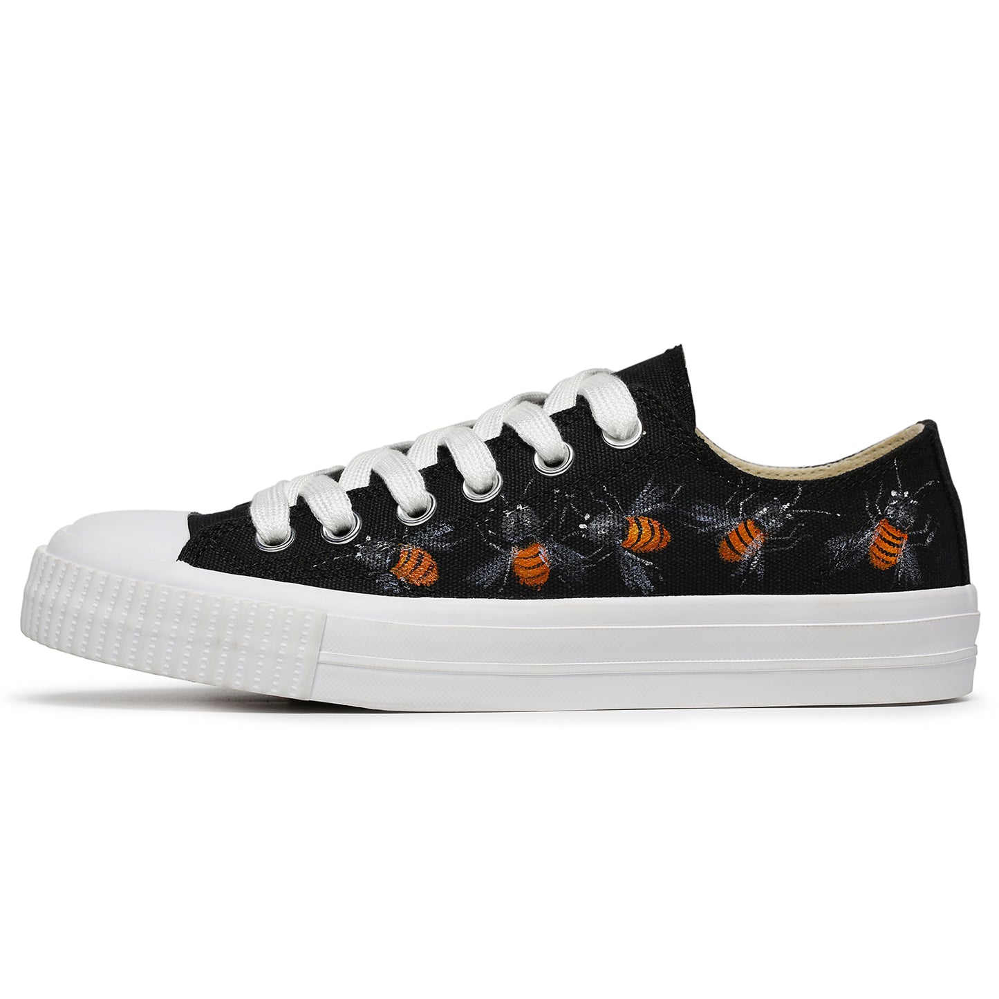 Women’s Hand Painted Canvas Shoes Art Painted Canvas Flats Sneakers
