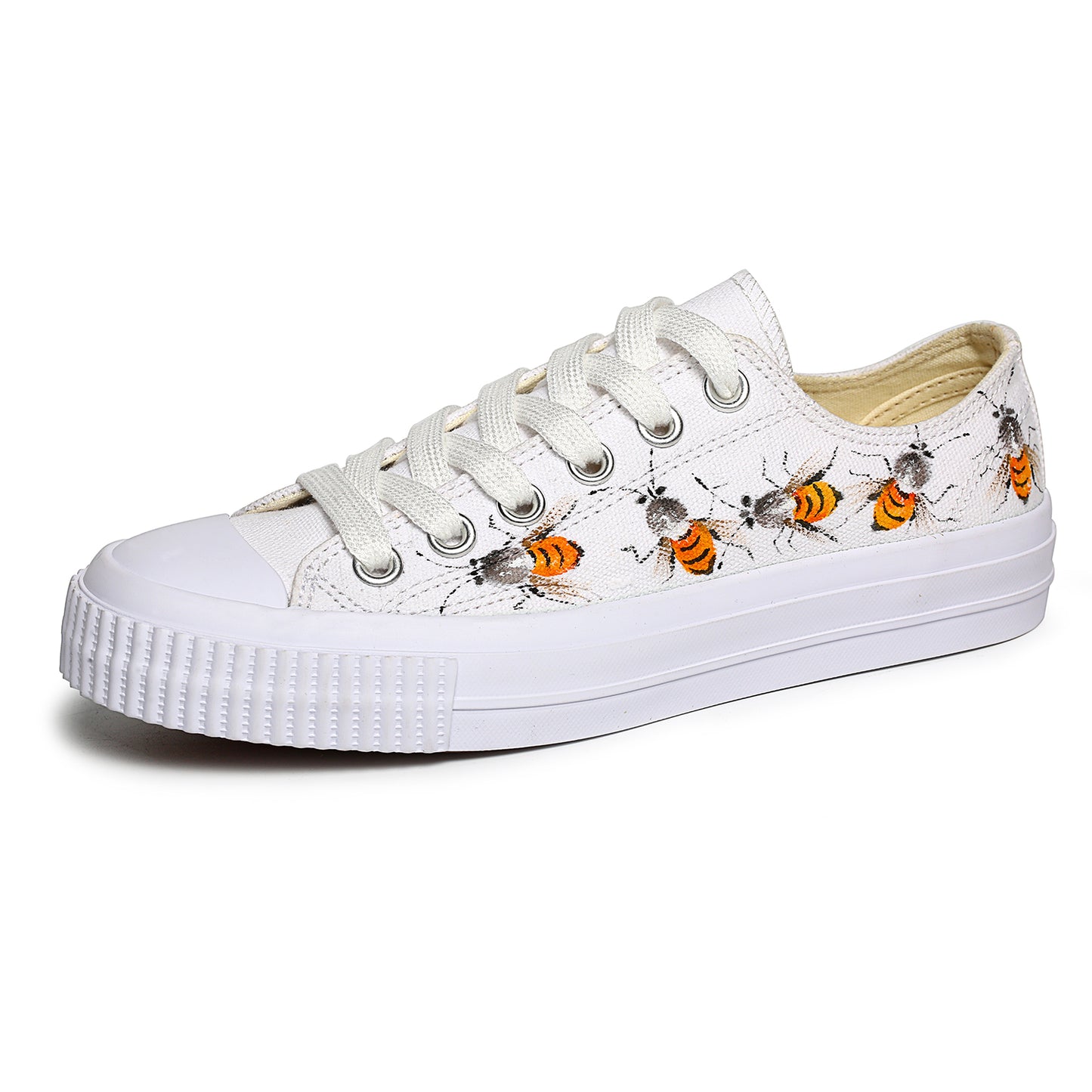 Women’s Hand Painted Canvas Shoes Art Painted Canvas Flats Sneakers