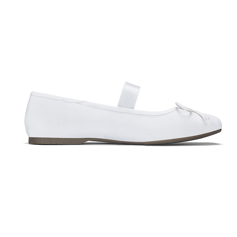 Omine Ballet Flats for Women Closed Round Toe Mary Jane Shoes Women Cute Bowknot Non-Slip Dressy Shoes Elastic Strap Comfortable Women's Flats for All-Year Daily Work Causal