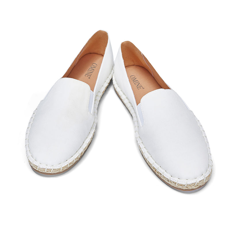 Omine  Women's Fashion Casual Cloth Shoes Canvas Slip-on Loafers Espadrille Leisure Walking Sneakers Moccasins Boat Shoes