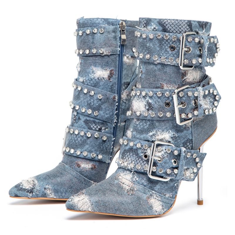 OMINE DENIM BELT DETAIL BOOT（复制）