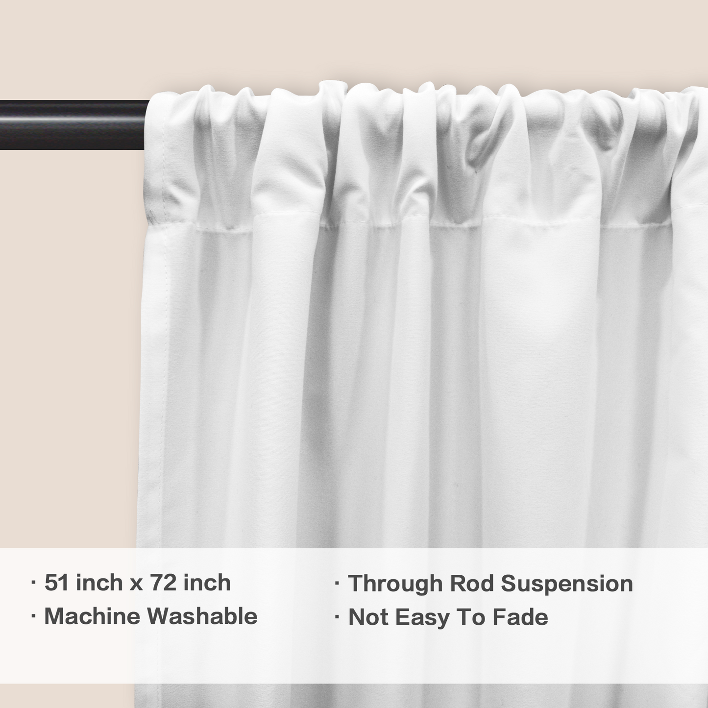 Custom Printed Door Curtain – Personalized Curtain with Your Design for Home or Shop