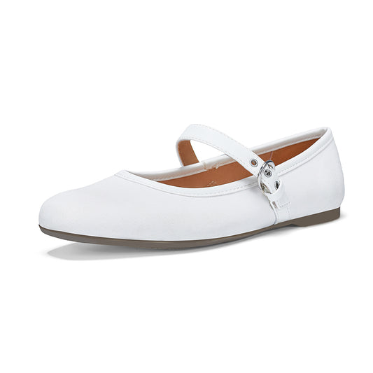Mary Jane Flat Shoes with Arch Support and Hidden Wedge Heel, Women Ballet Flats, Mary Jane Flats, Comfortable Dress Shoes