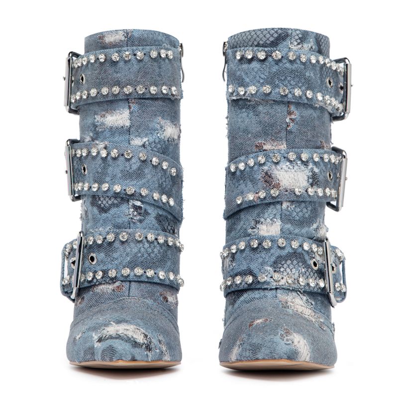 OMINE DENIM BELT DETAIL BOOT（复制）