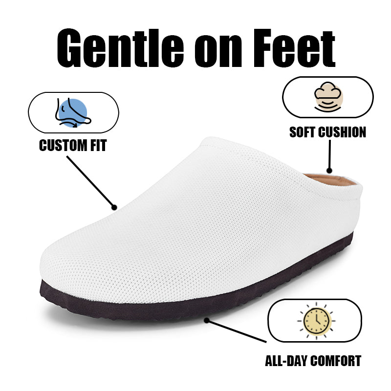Omine  The Casual Clog Women's Slip-On Shoes, Classic Wool Mules, Made From Recycled Plastic Bottles & Machine Washable.