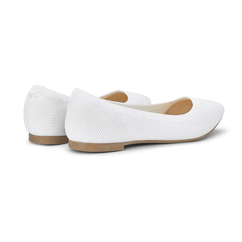 Omine Selfie Women's Dressy Work Knit Flat with +Memory Foam and Wide Widths Available