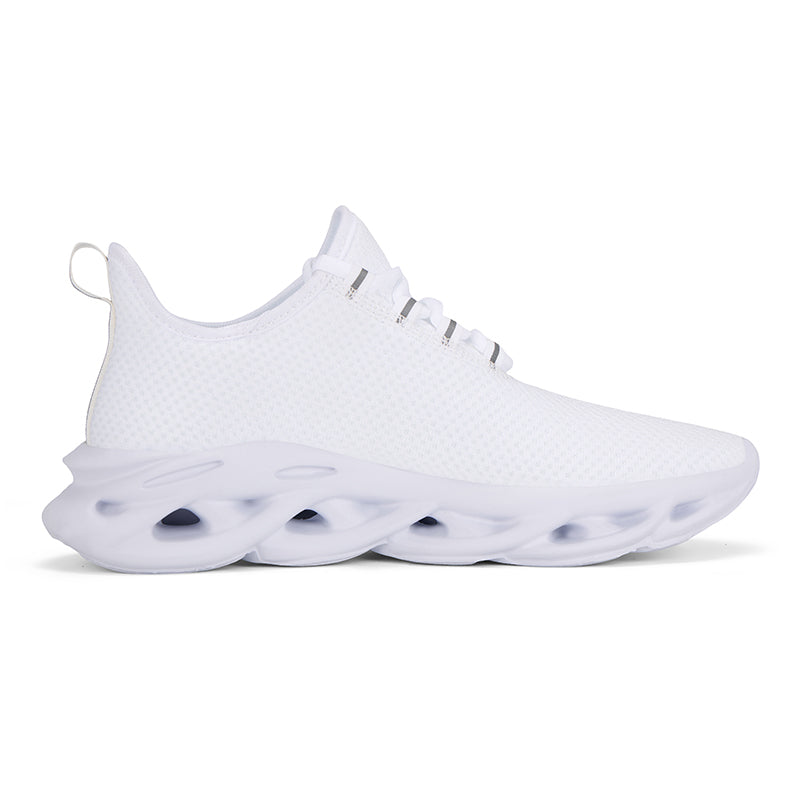 Men's Blade Sneakers Running Shoes Slip-on Sneakers with Shoelaces - Odor-Resistant Athletic Shoes - Lightweight and Breathable