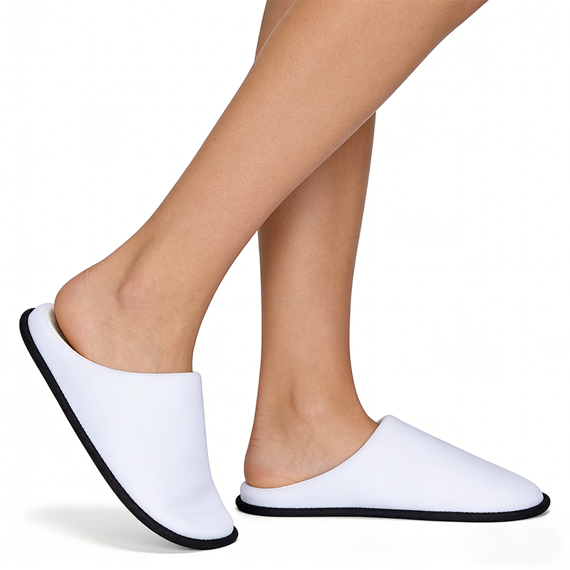 Omine  20 Pairs Disposable Slippers for Guests Hotel Slippers Spa Slippers Non-slip Washable House Slipper Bulk for Adult for Men and Women