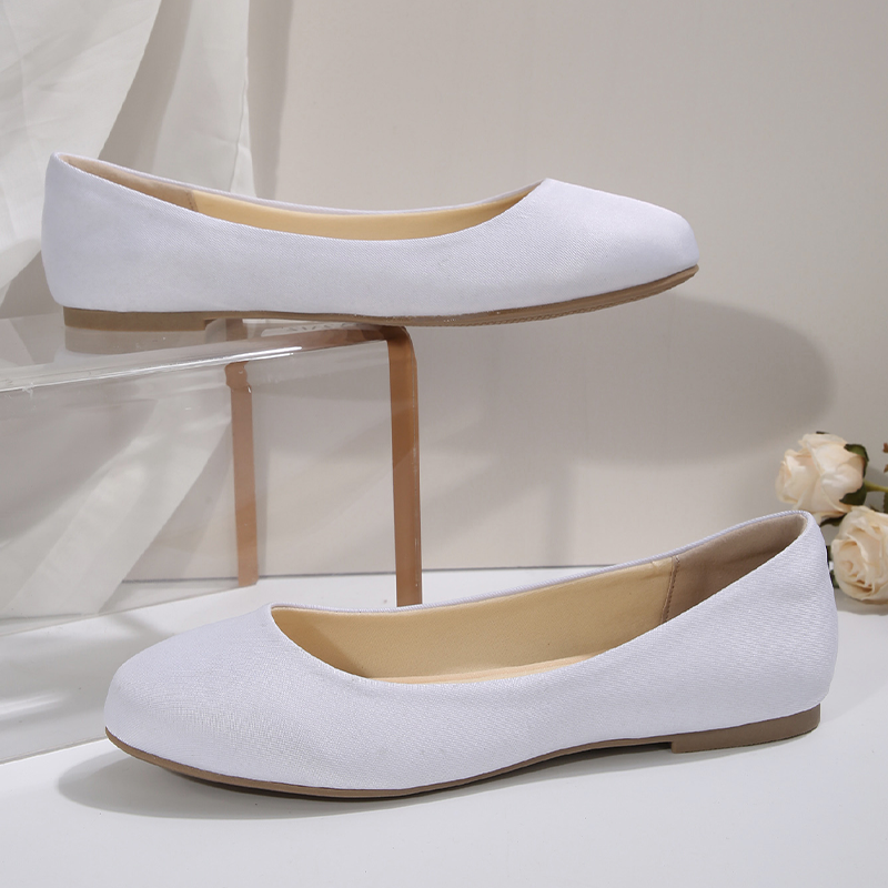Omine  Women's Flats Shoes  Round Toe  Comfortable Dressy Slip On  01