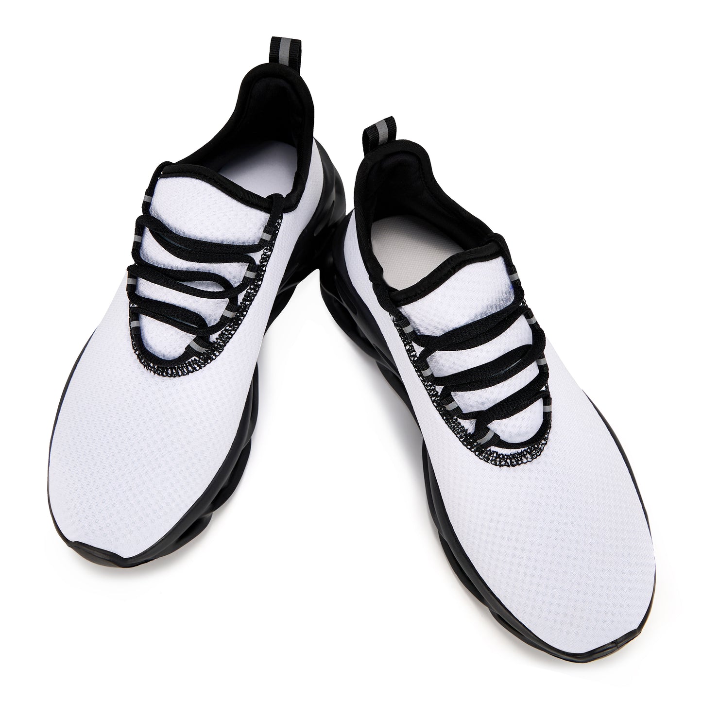 Men's Blade Sneakers Running Shoes Slip-on Sneakers with Shoelaces - Odor-Resistant Athletic Shoes - Lightweight and Breathable