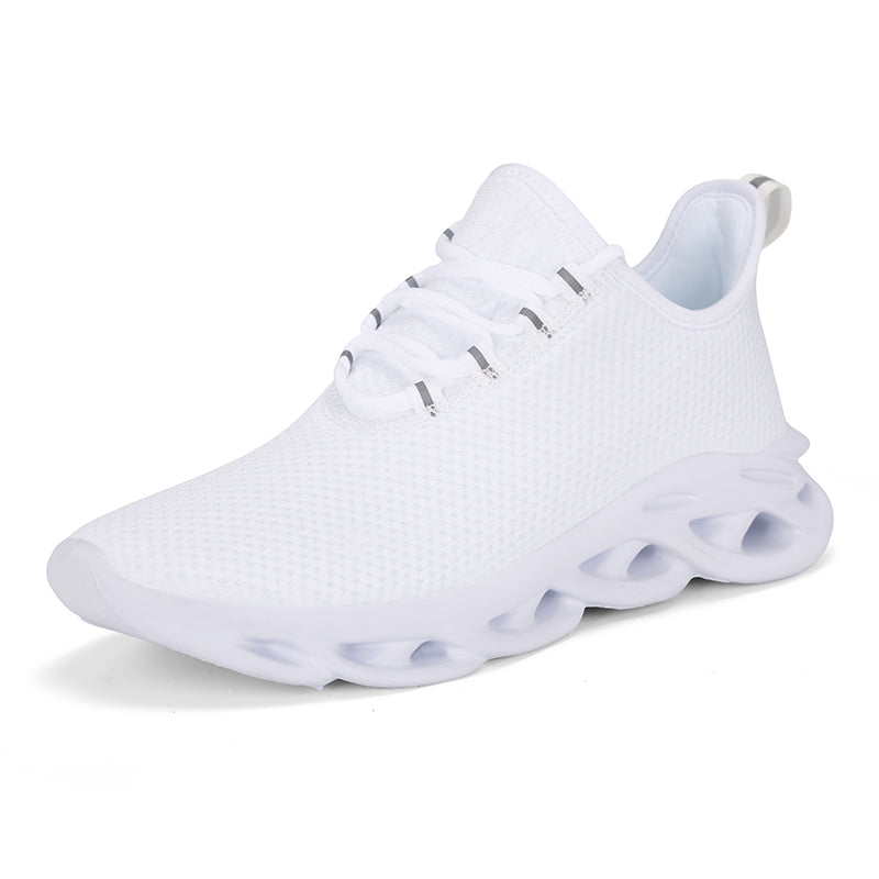 Men's Blade Sneakers Running Shoes Slip-on Sneakers with Shoelaces - Odor-Resistant Athletic Shoes - Lightweight and Breathable