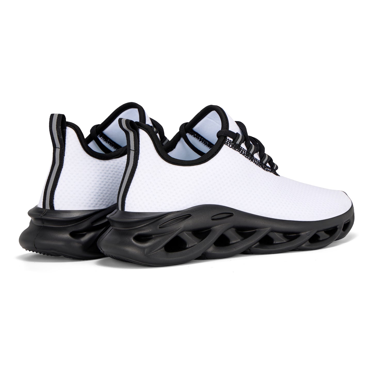 Men's Blade Sneakers Running Shoes Slip-on Sneakers with Shoelaces - Odor-Resistant Athletic Shoes - Lightweight and Breathable