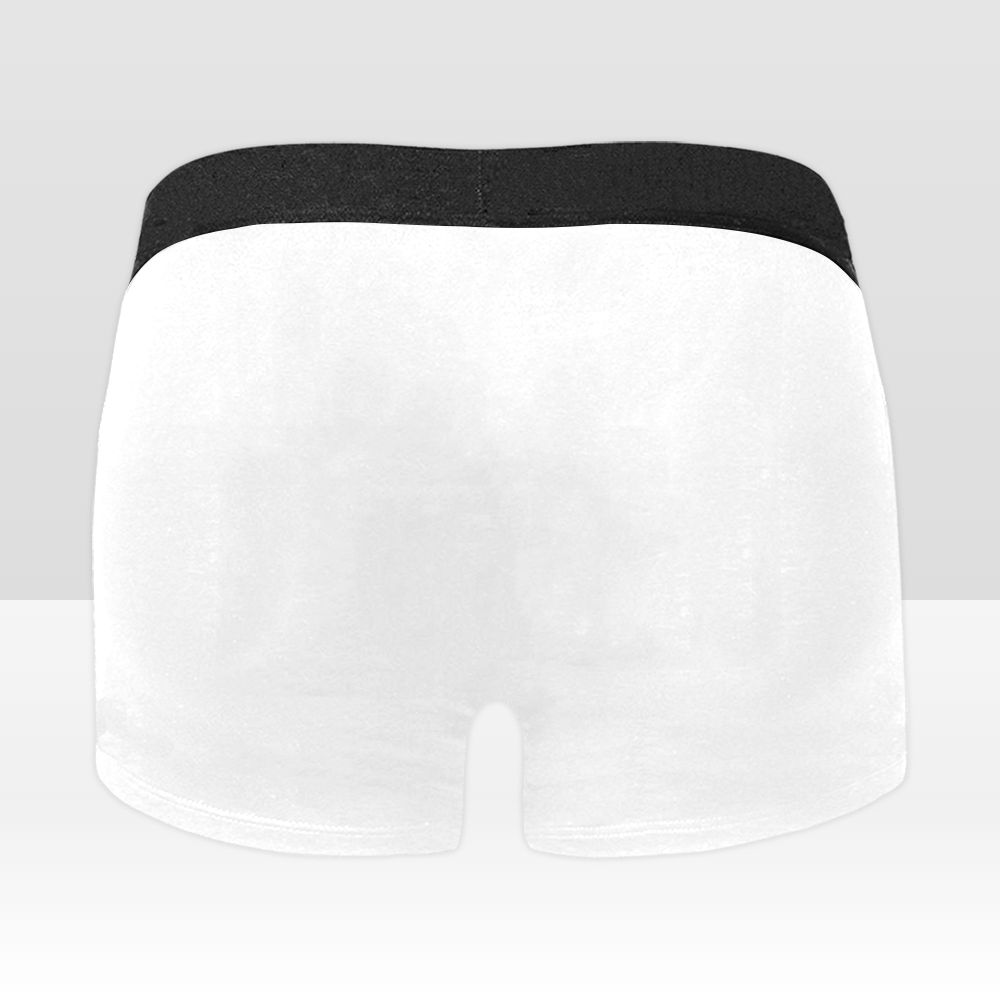 Custom Design Men's Boxer Only for the Crotch Area – Personalized Underwear with Your Photo Gift for Him
