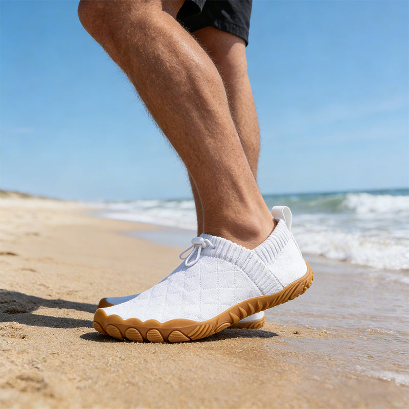Omine Hike Barefoot Shoes Grounded Footwear for mens  Non-Slip Wide Toe Neuropathy Beach Pool Aqua Swimming Surf Hiking Walking Quick Dry Water Shoes (Copy)