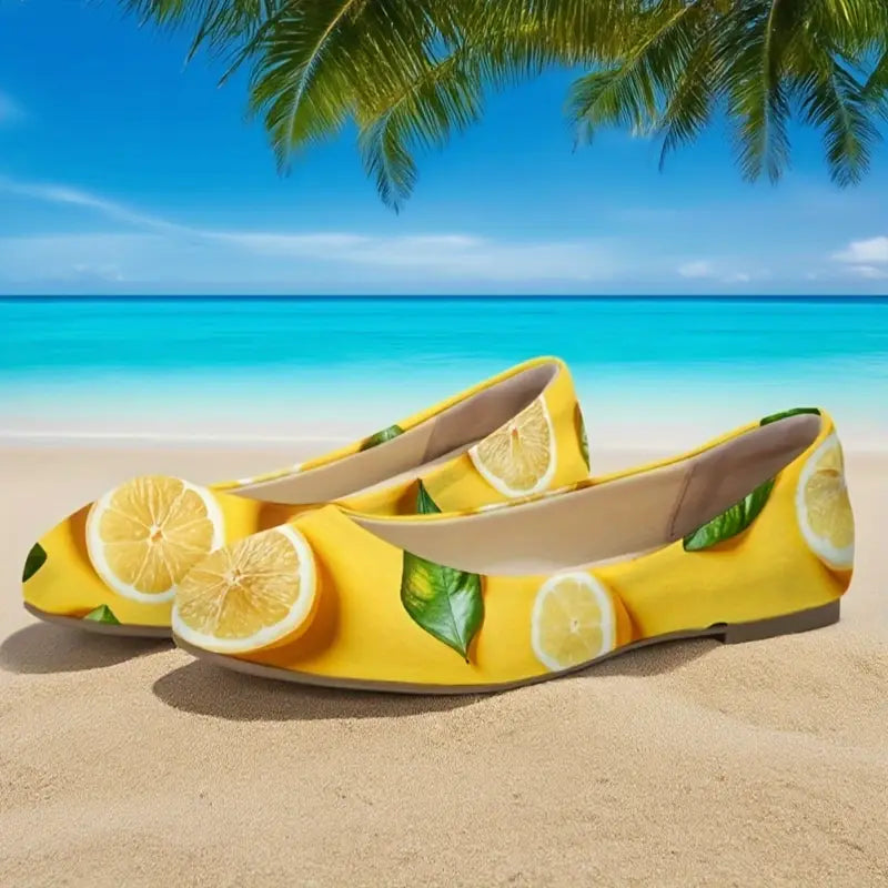 Omine Women's Wide Width Flat Shoes, Comfortable Casual Round Toe Classy Design Ballet Flats.