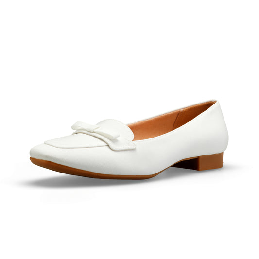 Loafers for Women Comfortable Air-Touch Foam Slip on Round-Toe Casual Dressy Mattress Flat Fabric  Women’s Flats