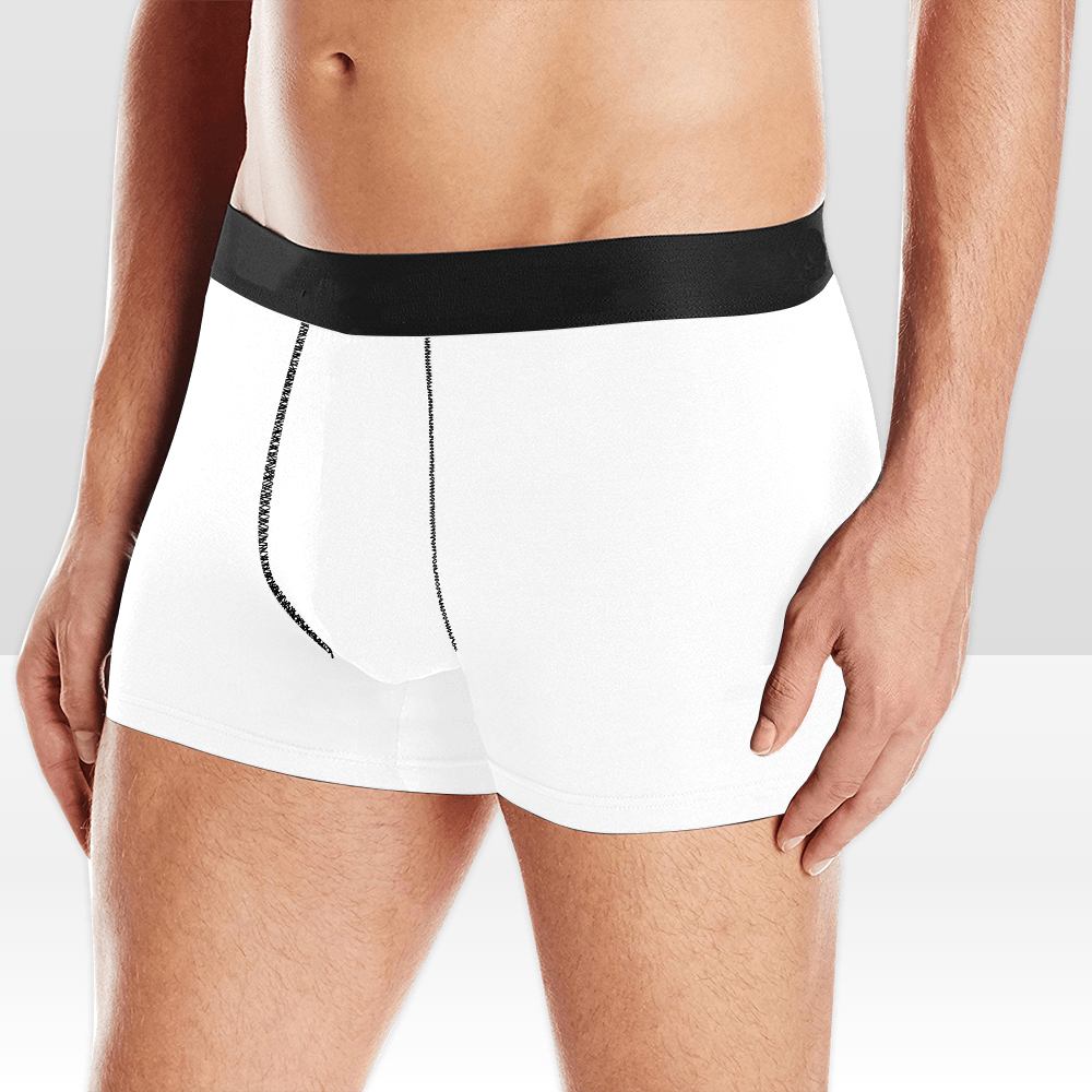 Custom Design Men's Boxer Only for the Crotch Area – Personalized Underwear with Your Photo Gift for Him