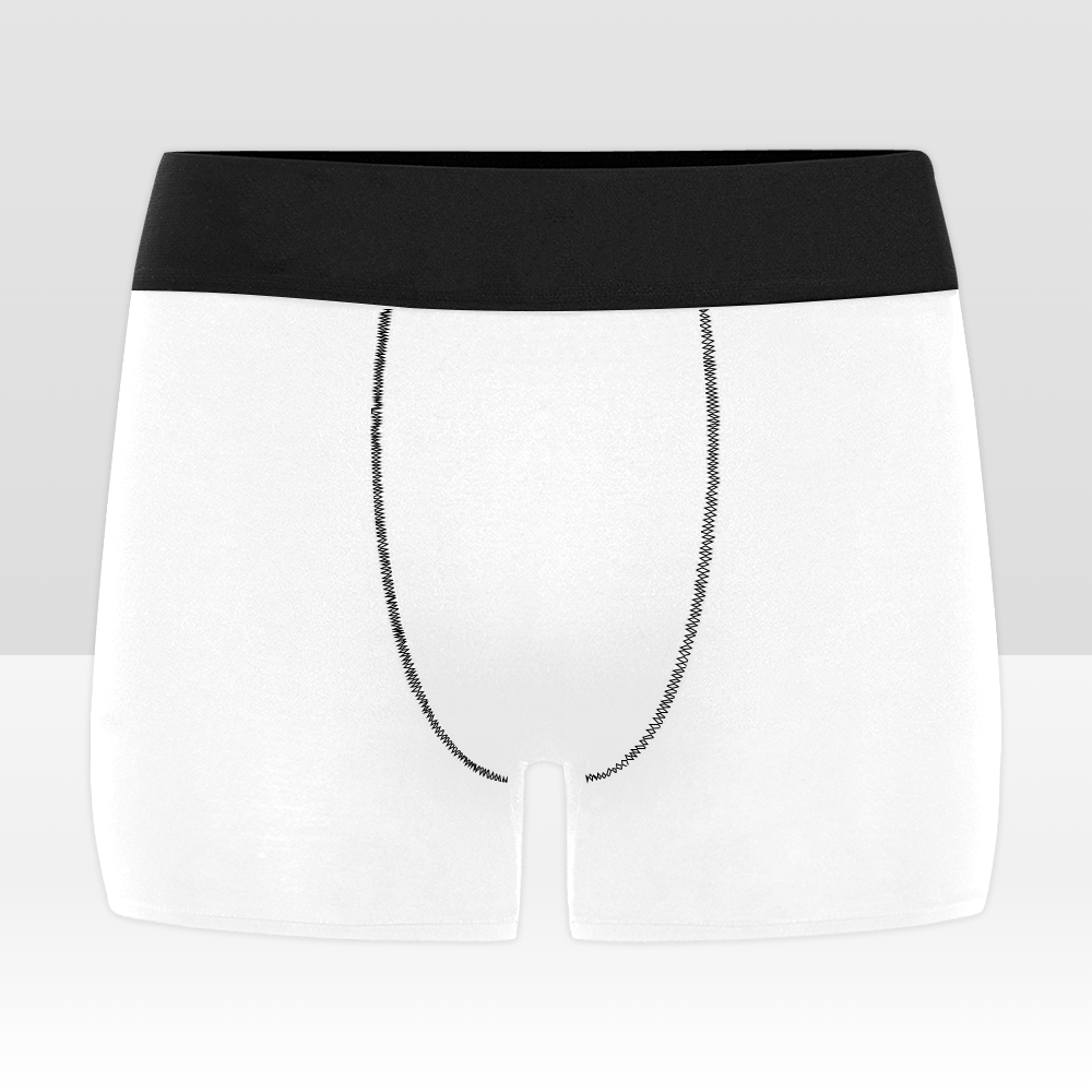Custom Design Men's Boxer Only for the Crotch Area – Personalized Underwear with Your Photo Gift for Him