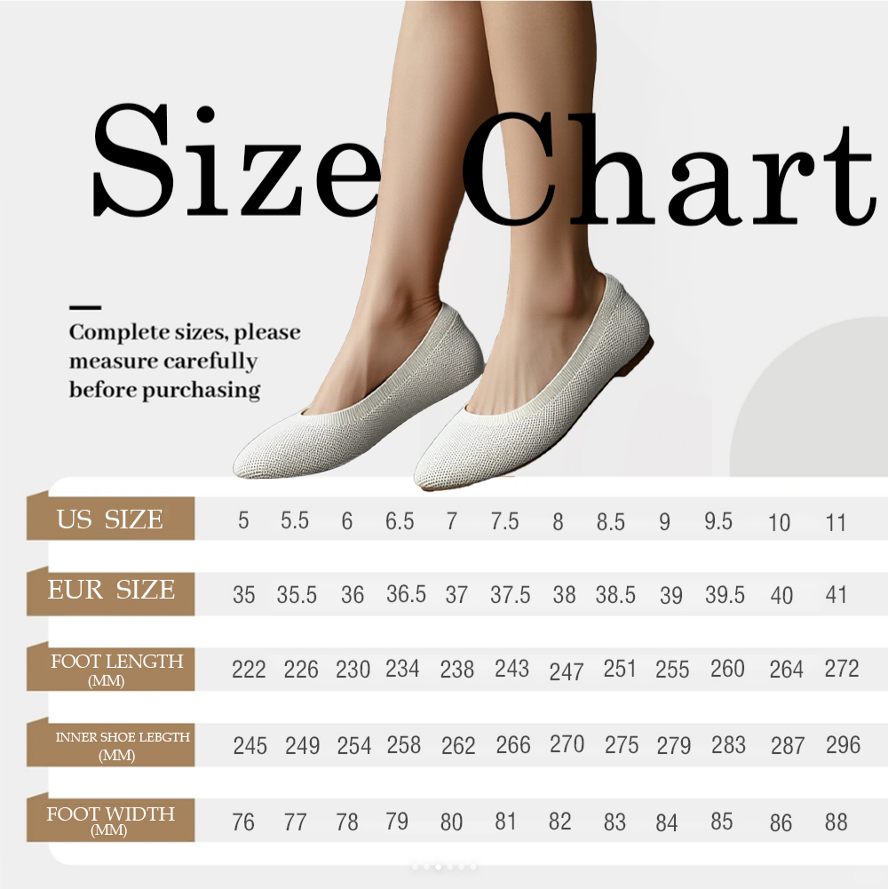 Omine  Women's Round-toe flat shoes    Knit Ballet