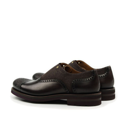 Omine Engraved Toe Oxford With Elastic