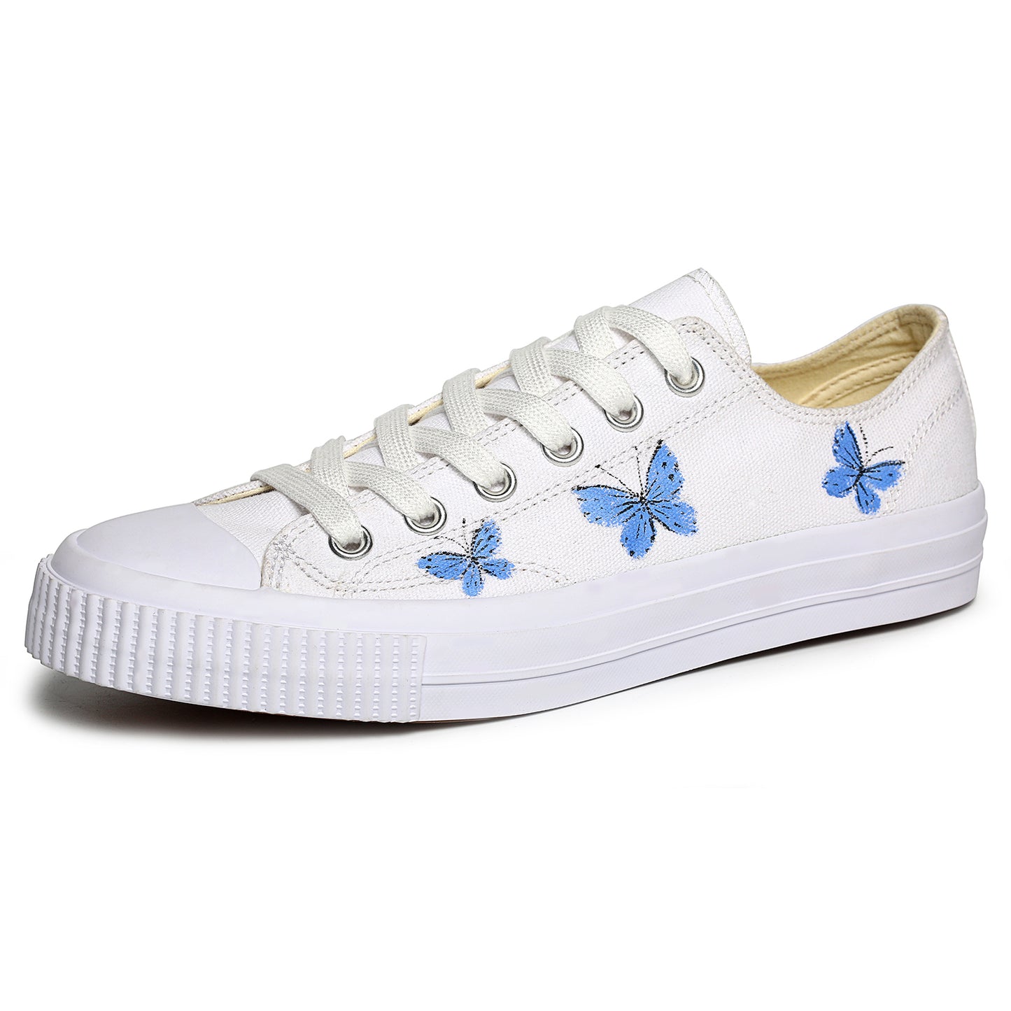 Women’s Hand Painted Canvas Shoes Art Painted Canvas Flats Sneakers