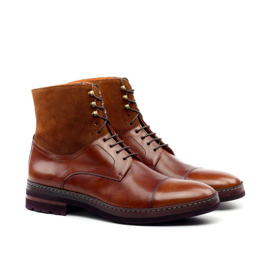 Omine Multi Textured Cap Toe Chukka Boot