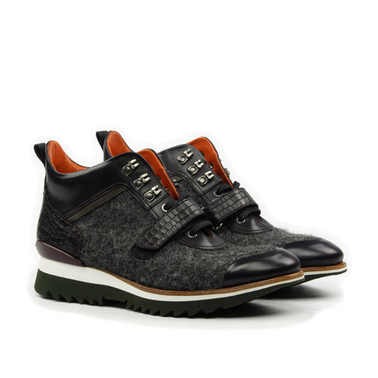 Omine Multi Textured Sneaker Boot