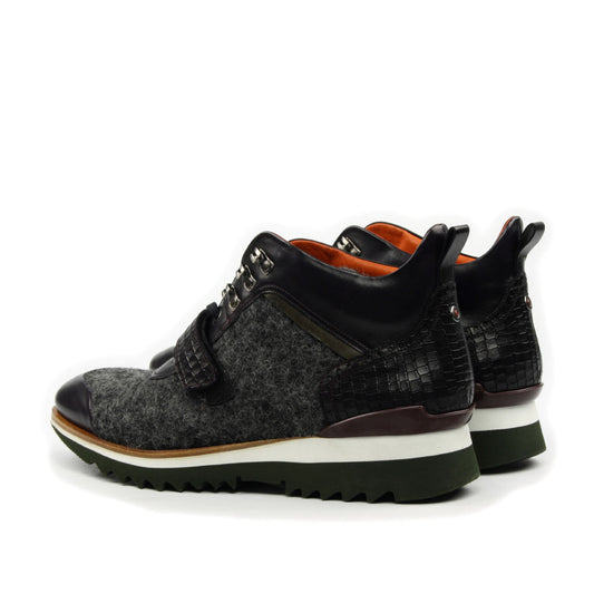 Omine Multi Textured Sneaker Boot